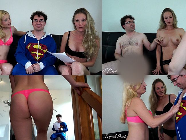 MaviePearl Porno Video: User Nerd Casting - Pimmelcheck